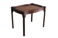 Lot 1373 - Good George III-style mahogany Silverer table...