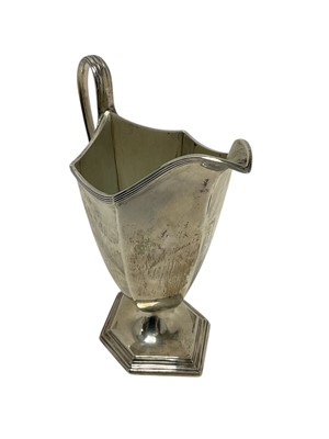 Lot 340 - George V silver cream jug