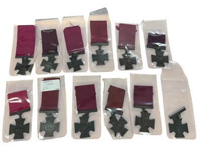Lot 89 - Collection of twelve replica / copy Victoria Cross medals, (12).