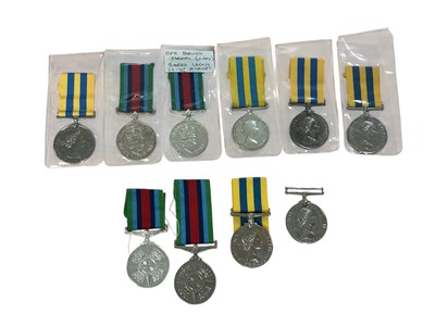 Lot 95 - Collection of ten replica / copy medals to include Korea medals, (x6) and Operational Service medal, (x4), (10).