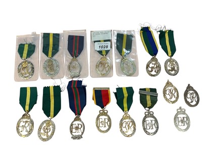 Lot 97 - Collection of sixteen replica / copy Efficiency, Territorial and Royal Naval Reserve decorations, (16).