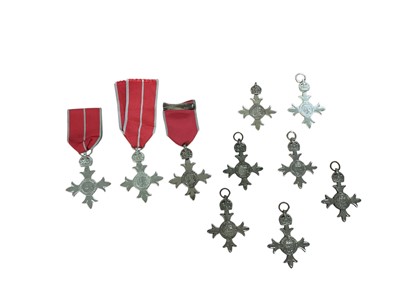 Lot 103 - Collection of ten replica / copy M.B.E. medals, (10).