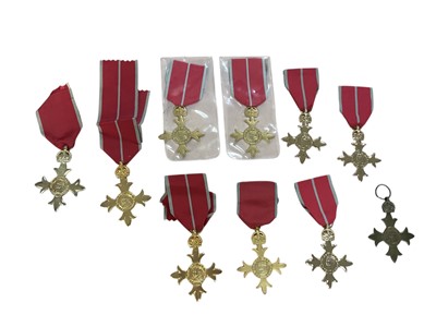 Lot 104 - Collection of ten replica / copy O.B.E. medals, (10).