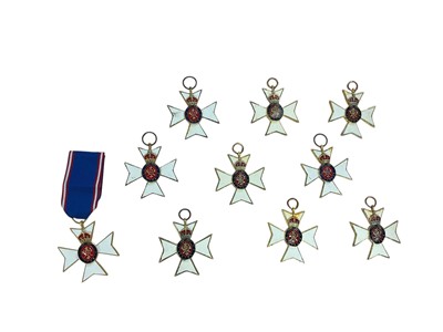 Lot 107 - Collection of ten replica / copy M.V.O., Member of the Royal Victorian Order medals, (10).