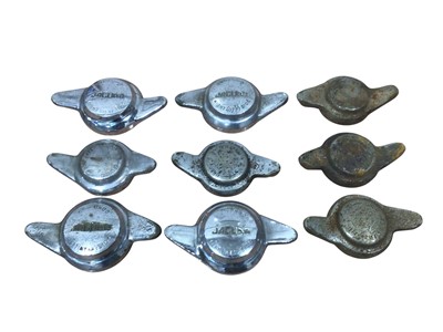 Lot 27 - Group of Jaguar and other classic car chrome wheel spinners (1 box).