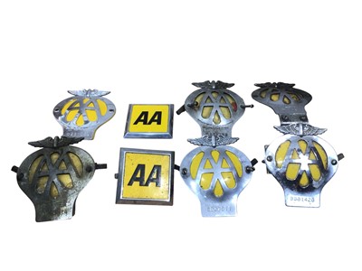 Lot 29 - Large collection of vintage AA members' badges (1 box).