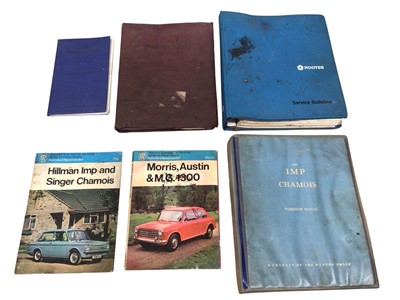 Lot 43 - Collection of Rootes group workshop manuals to include Humber (1 box).