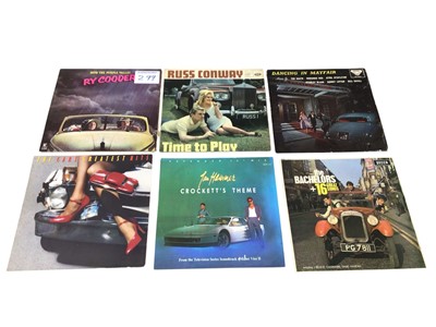 Lot 48 - Collection of various LP records on a motoring theme (1 box).