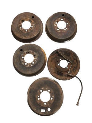 Lot 67 - Group of brake drums, believed to be from a Jaguar.