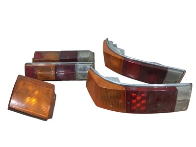 Lot 81 - Three boxes of assorted car light units and lenses (3 boxes).