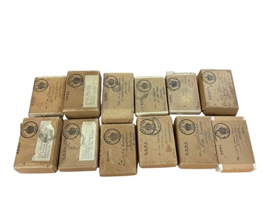 Lot 122 - Collection of twelve original Second World War British campaign medal boxes of issue (empty), (12).