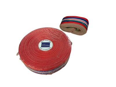 Lot 144 - Two rolls of Second World War Defence medal ribbon, (2).