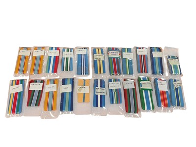 Lot 148 - Collection of assorted medal ribbons for American medals, (1 box).