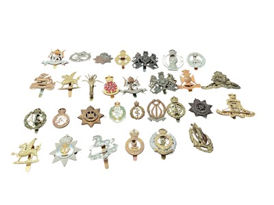 Lot 171 - Collection of approximately thirty British Military cap badges to include Army Air Corps and REME, (30).