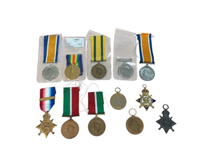 Lot 189 - Collection of twelve replica / copy First World War campaign medals, (12).