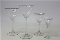 Lot 38 - Good quality 1920s / 1930s Bohemian glass...