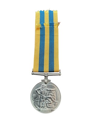 Lot 198 - Korea medal (naming erased).