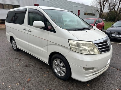 Lot 215 - 2006 Toyota Alphard people carrier, 2990cc V6, automatic, reg. no. CT06 PKK