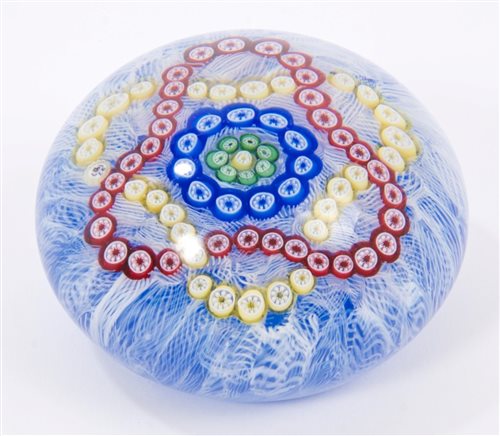 Lot 50 - French Baccarat glass paperweight with...