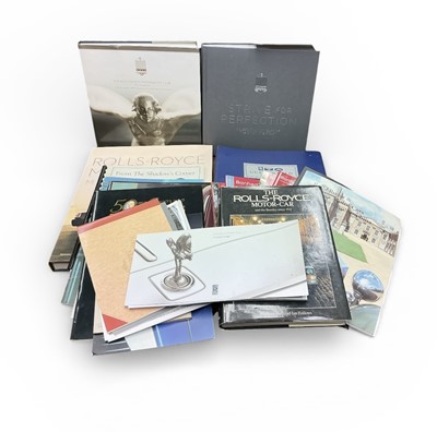 Lot 9 - Lot Rolls-Royce and Bentley sales, dealer information brochures and auction catalogues.