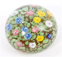 Lot 59 - 19th century glass paperweight with standing...