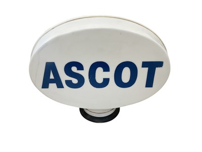 Lot 129 - Vintage Ascot petrol Perspex pump globe, 50cm in length.