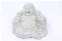 Lot 73 - 19th century Chinese blanc-de-chine figure of...