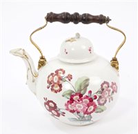 Lot 104 - Fine 18th century German Hochst porcelain tea...