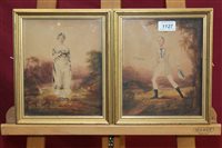 Lot 1127 - C. W. Day, pair of watercolours - landscapes...