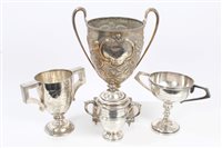 Lot 856 - Three 1920s - 1930s Silverer two-handled...