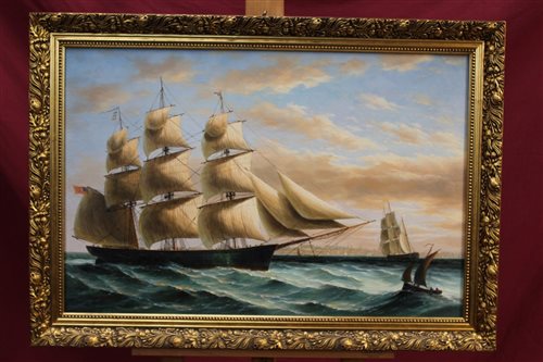 Lot 1176 - James Hardy, 20th century oil on canvas laid...