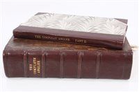 Lot 892 - Two volumes - The Compleat Angler; Or,...