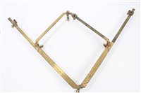 Lot 777 - George III brass pantograph by Burton, London,...