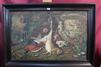 Lot 1178 - Continental School oil on canvas - dead game...