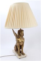 Lot 807 - Decorative contemporary gilt composition...