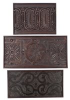 Lot 760 - Three 17th century carved oak panels, each...