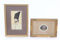 Lot 765 - Late 19th century Indian oval portrait...