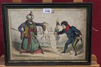 Lot 1188 - William Heath (1795 - 1840), hand-coloured...