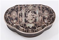 Lot 727 - Fine George II Silverer, tortoiseshell and...