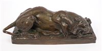 Lot 731 - Oscar Waldmann (1856 - 1937): Good bronze...