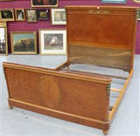 Lot 1391 - Louis XVI-style French satinwood and gilt...