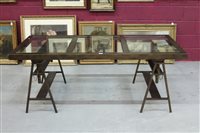 Lot 1420 - Contemporary Andrew Martin designed desk of...