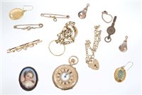 Lot 484 - Group of Jewellerylery - to include a gold...