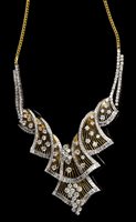 Lot 513 - Art Deco-style diamond necklace, the...