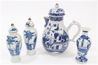 Lot 144 - 18th century Chinese export blue and white...