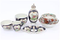 Lot 146 - Collection of 18th century Worcester porcelain...