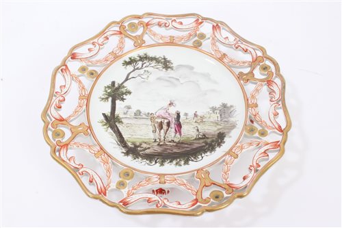 Lot 156 - Late 19th century Continental porcelain...
