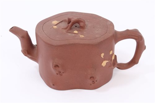 Lot 159 - 19th century Chinese terracotta rice wine pot...