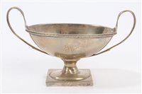 Lot 218 - George III Silverer salt in the form of a...