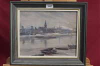 Lot 1087 - William Hartley Waddington (1883 - 1961), oil...